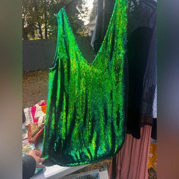 Embellished Sequin Shift Slip - Picture 5 of 6